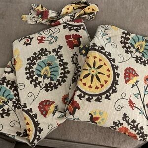 World Market Suzani MedallionCurtains (2) 48 X 96 In